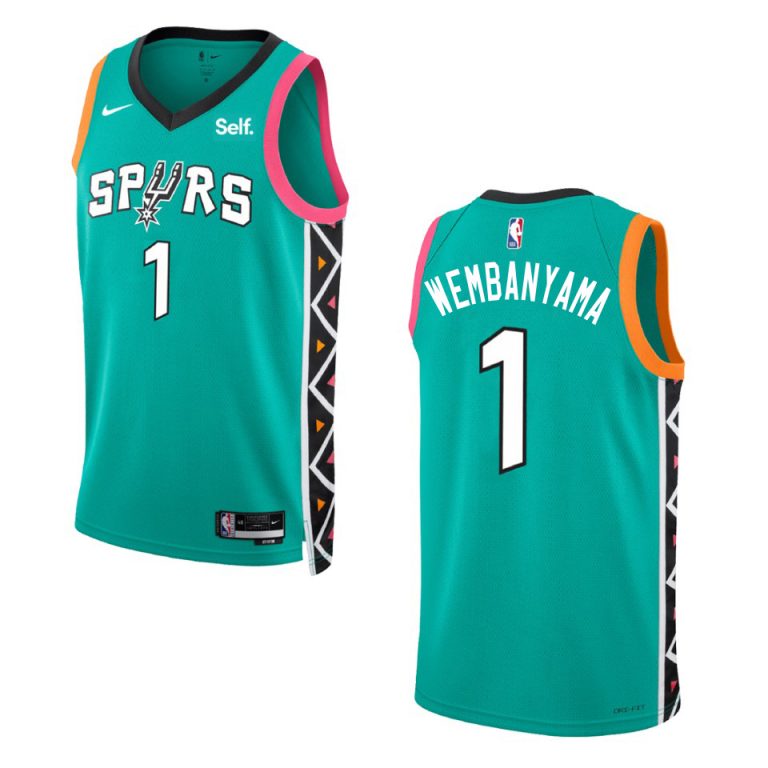 Cheap san antonio spurs 1 victor wembanyama men s 2022 23 city edition